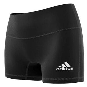 adidas Black High-Rise Athletic Compression Shorts